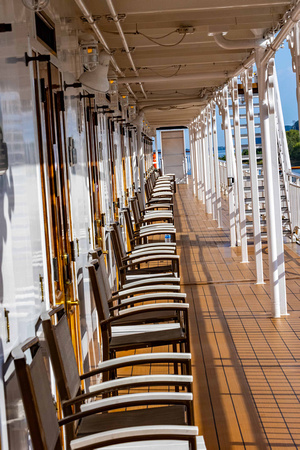 Deck outside cabins on American Queen JB205