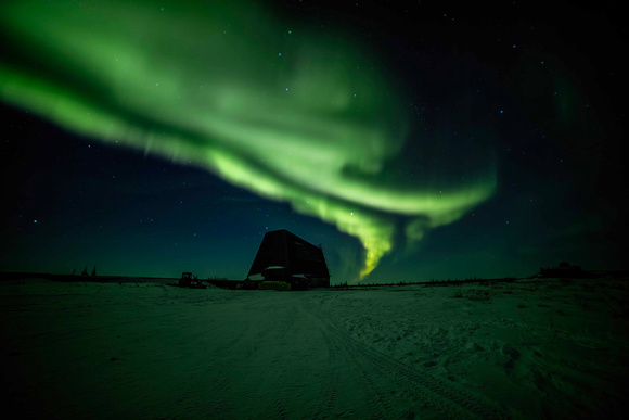 Aurora at Rocket lanuch JB906
